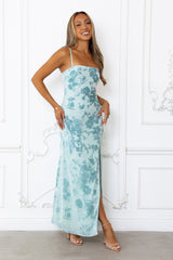 Turquoise Breeze Maxi Dress Sage