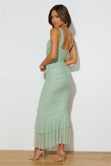 Party Pal Midi Dress Pistachio