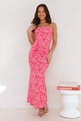 Whispering Love Maxi Dress Pink
