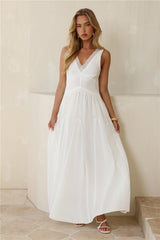 Salted Glow Maxi Dress White