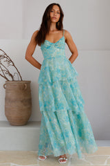 Lavish Allure Maxi Dress Green