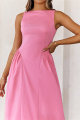 Style Spectacular Midi Dress Pink