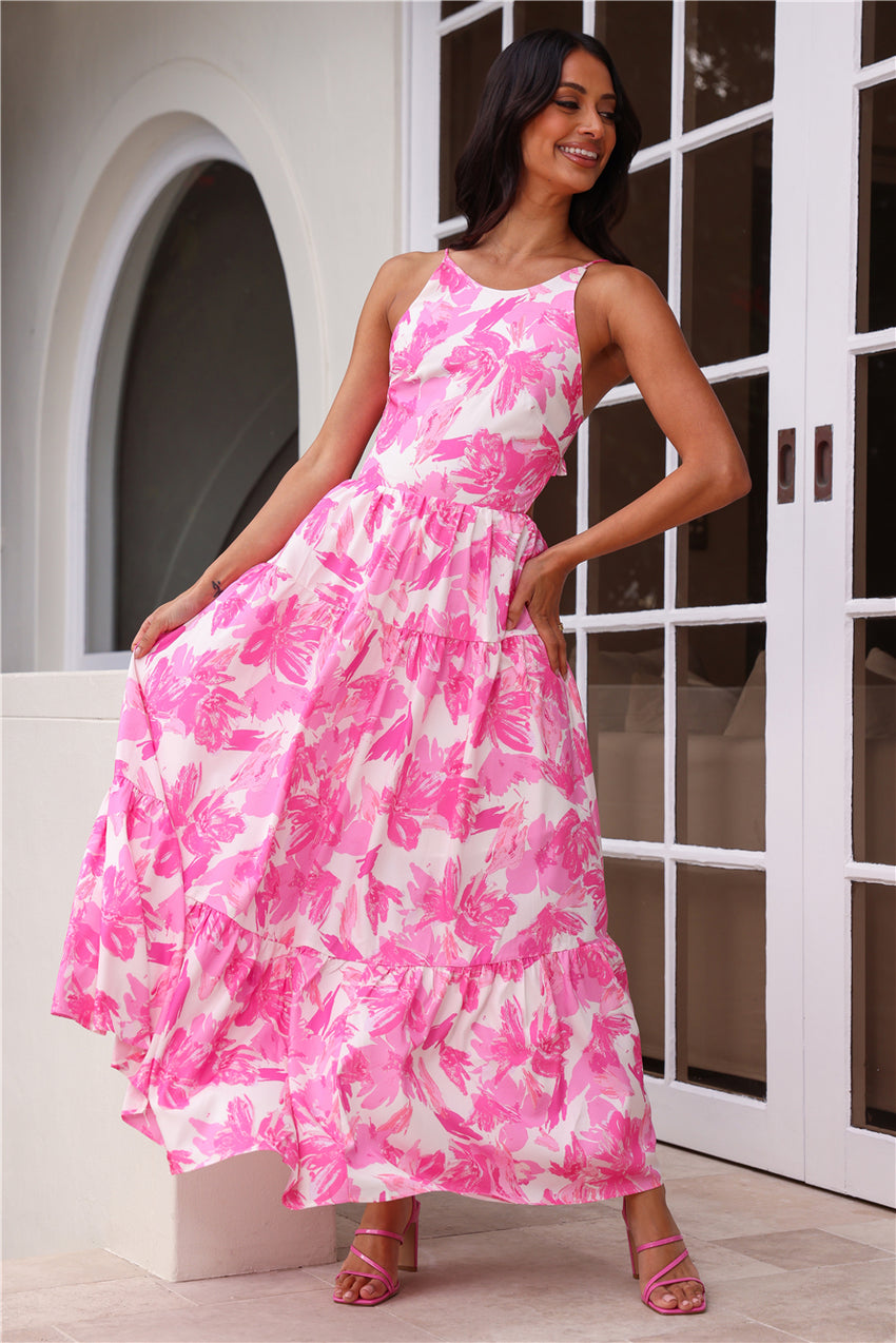 Great Gal Maxi Dress Pink