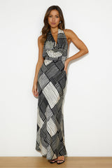 It's An Illusion Maxi Dress Black