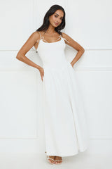 Pretty Willow Maxi Dress White