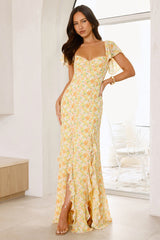 Sunset Serenity Maxi Dress Yellow